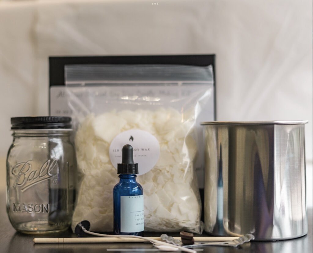 One Candle DIY Kit Lumière Candle Studio